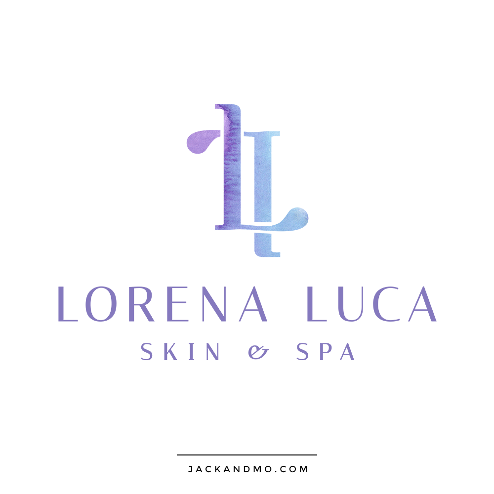 Skin and Spa in Raleigh NC Custom Logo Design Lorena Luca by Jack and Mo Meredith Myers