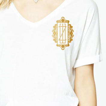 Custom Boutique Logo Design Gold Monogram by Jack and Mo Raleigh NC Custom Boutique Logo Design Gold Monogram by Jack and Mo Raleigh NC
