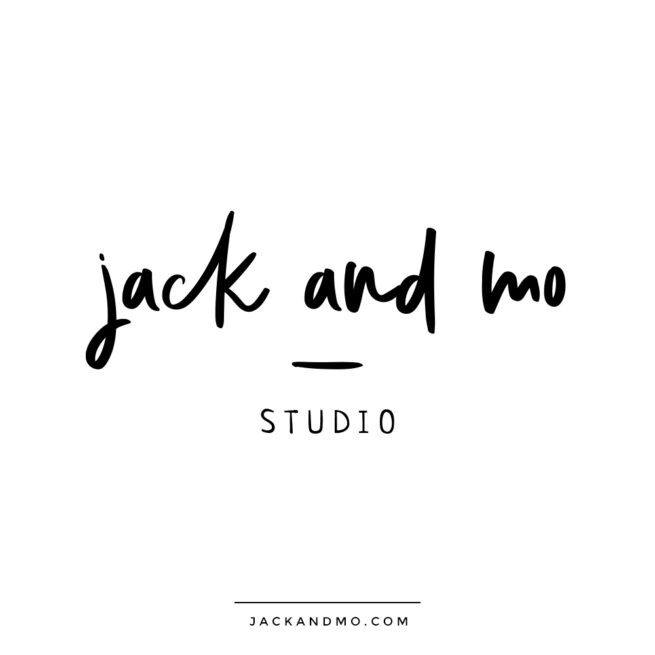 A Handwritten Font Logo Design, Template for Customization, by Jack and Mo, Raleigh, NC