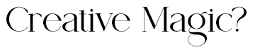 Creative Magic? Logo design by Jack + Mo, Raleigh, NC