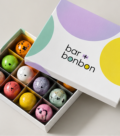 Colorful, modern, minimalist Logo Design for Chocolate Company by Jack and Mo