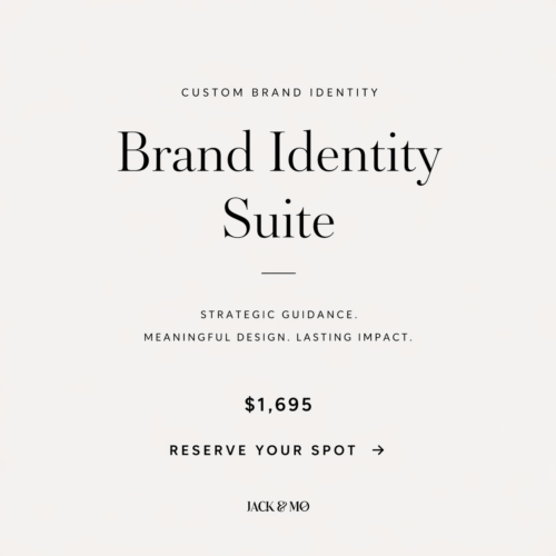 Brand Identity Suite, Logo Design by Jack and Mo Raleigh, NC