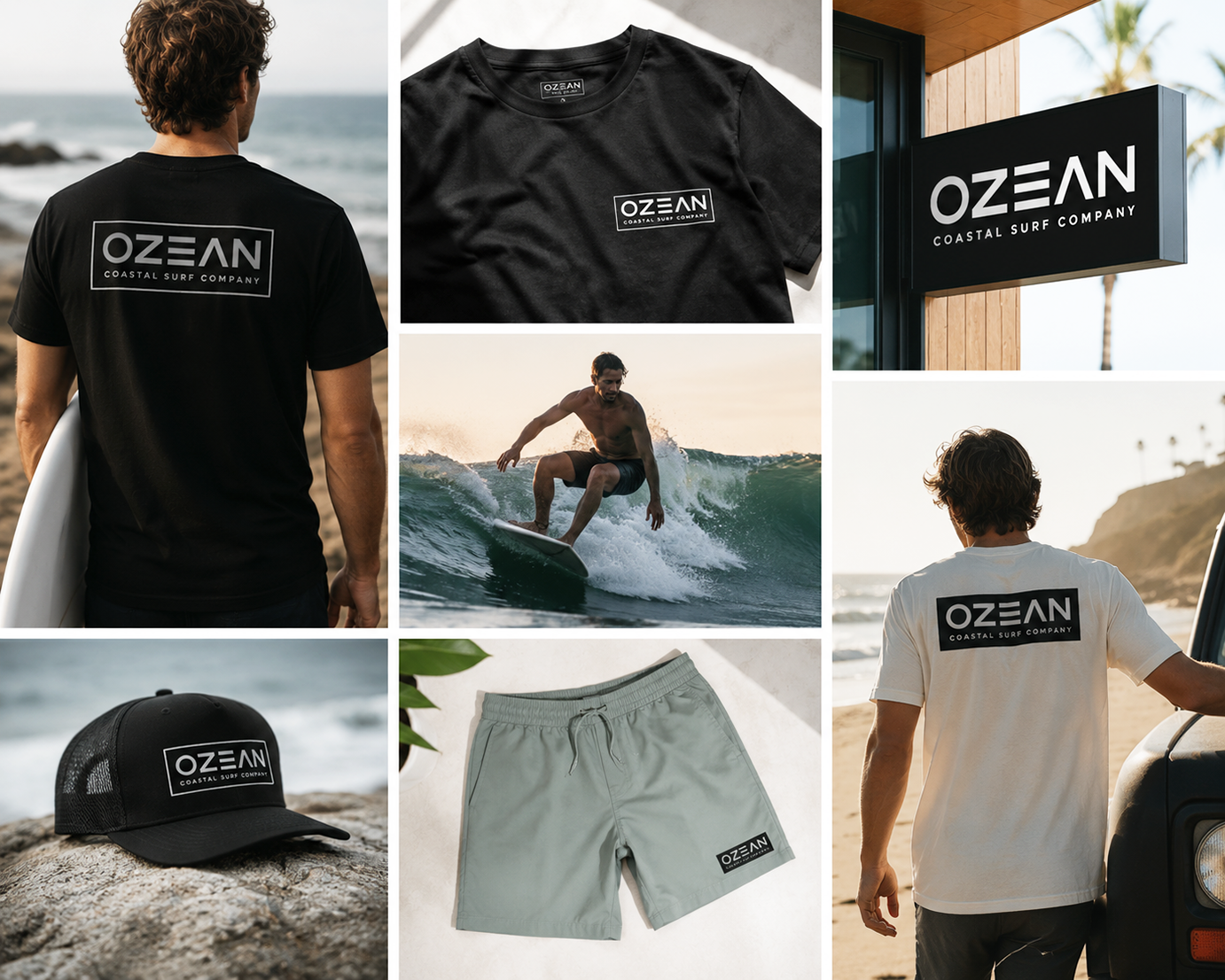 Custom Logo Design for Surf Lifestyle Brand