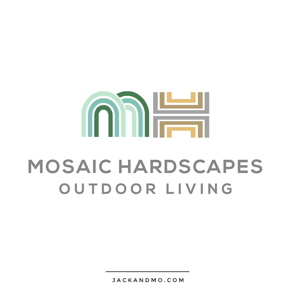 Custom Logo Design for a Landscaping and Hardscaping Comany in Durham NC