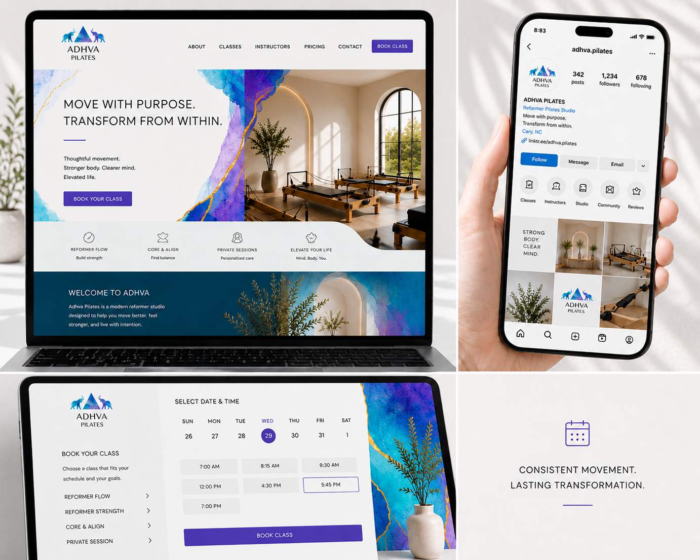 Custom Website and Branding for a Cohesive Brand