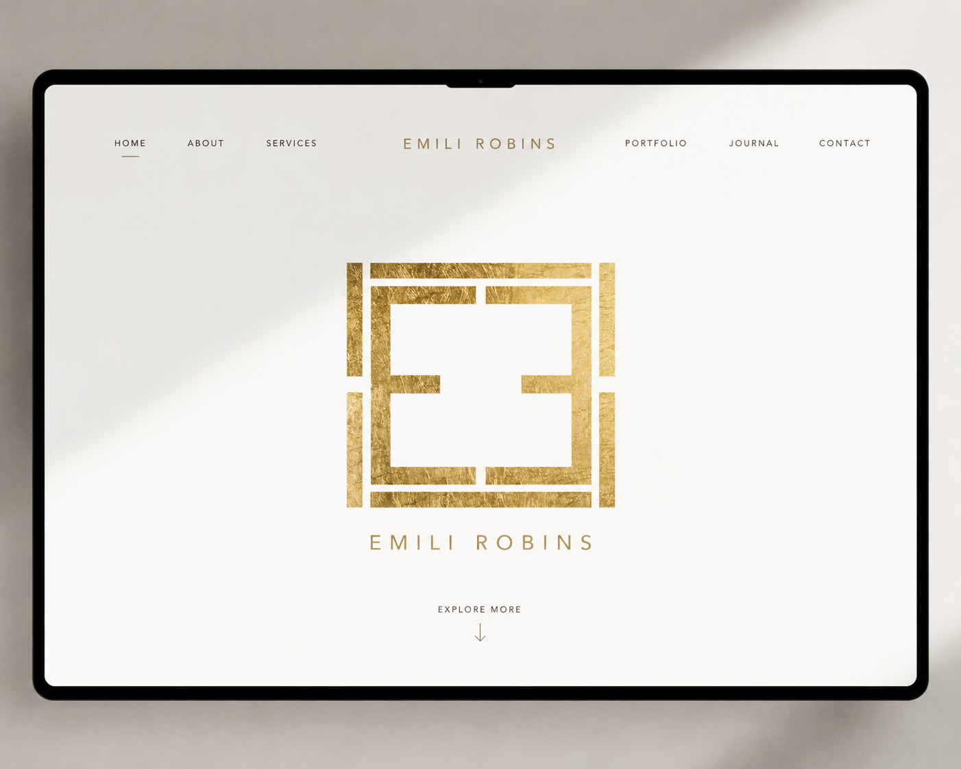 Gold Foil Digital Gold Logo Design by Jack and Mo