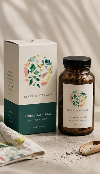 Gorgeous Packaging for an Apothecary Brand by Jack and Mo Modern and Eye Catching