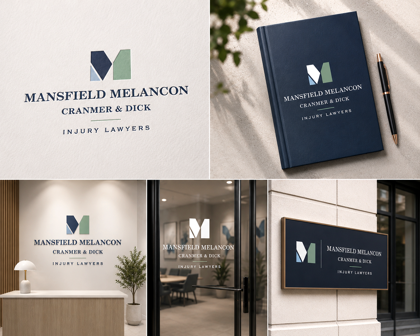 Injury Lawyers Law Firm Custom Logo Design Modern