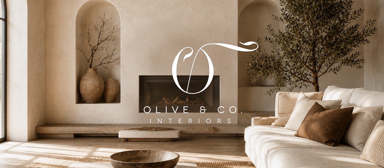 Interior Design Logo with Gorgeous Monogram Type Custom Branding Design Jack and Mo