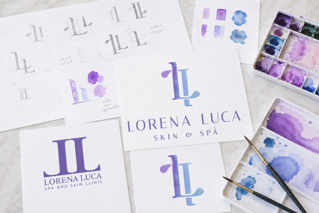 Spa and Med Spa Logo Design Refresh Rebrand