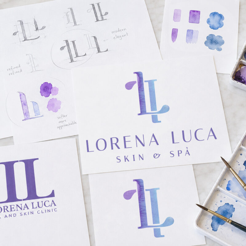 Spa and Med Spa Logo Design Refresh Rebrand