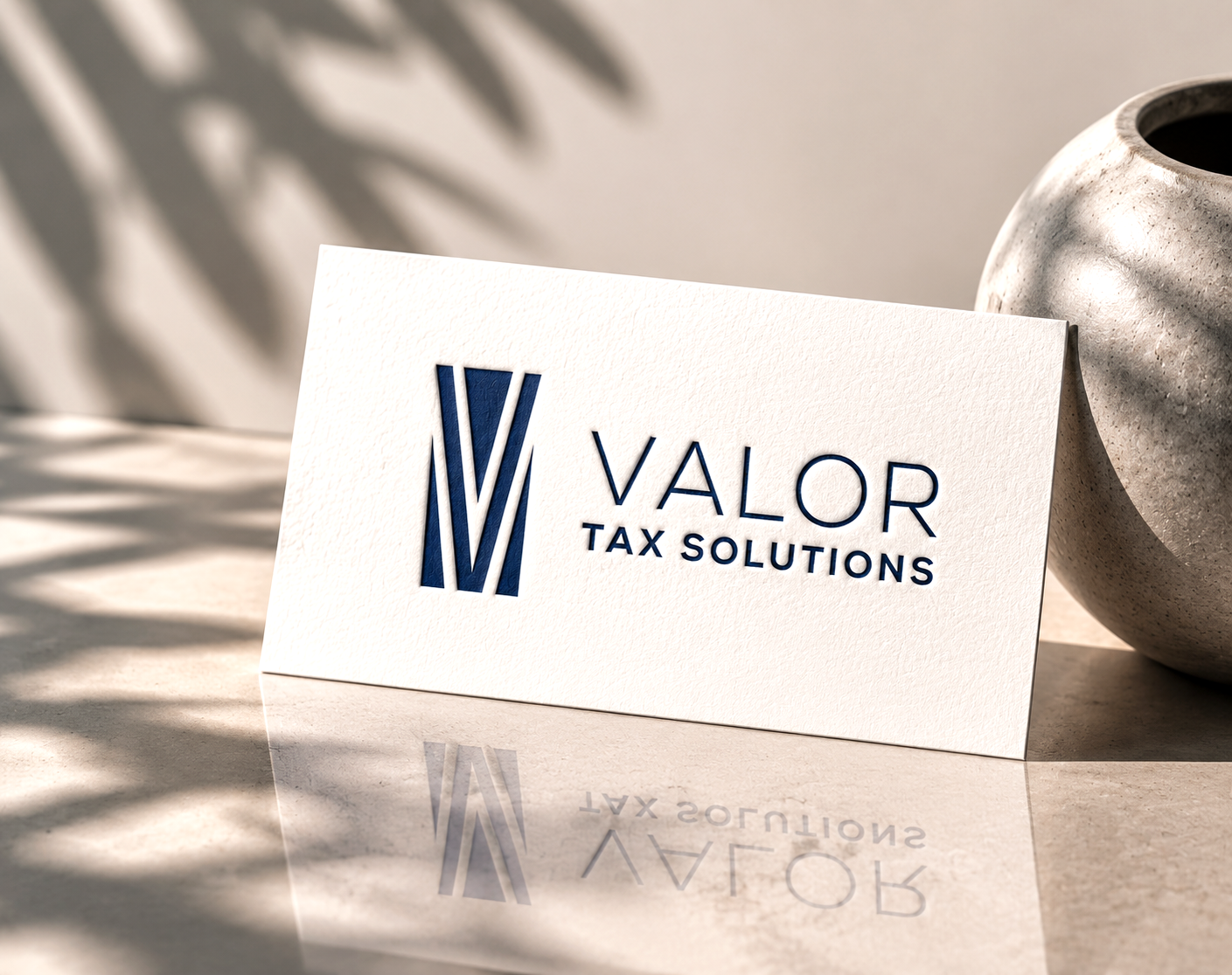 Clean Modern Logo Design for Tax Company by Jack and Mo